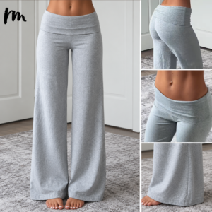 Pantalon Fluide Taille Pliable ✨